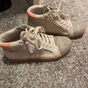 High top style shoes, size 8
